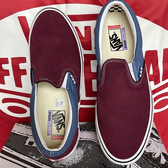 Vans Skate Slip-On
Moonlight Blue/Mauve Wine
VNOA5FCAAPO
Men’s sneakers - Picture 13 of 16